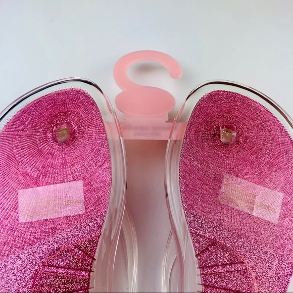 Kate Spade Pink Jill Flip Flop Sandal Clear Gold - Picture 7 of 8